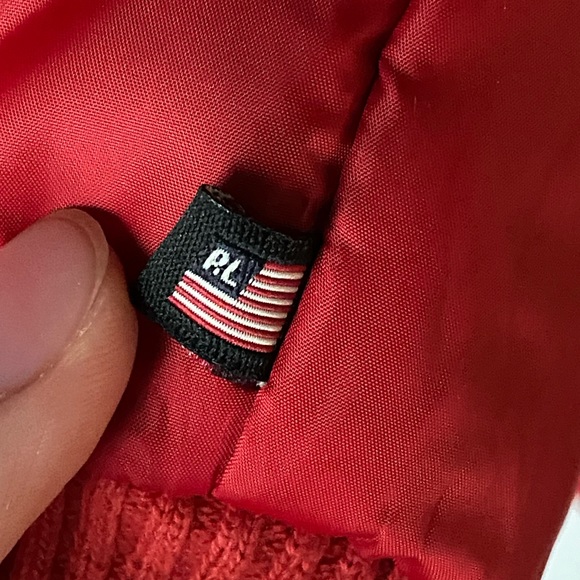 Polo Ralph Lauren Red Puffer Down Jacket ( size S ) - Picture 7 of 11